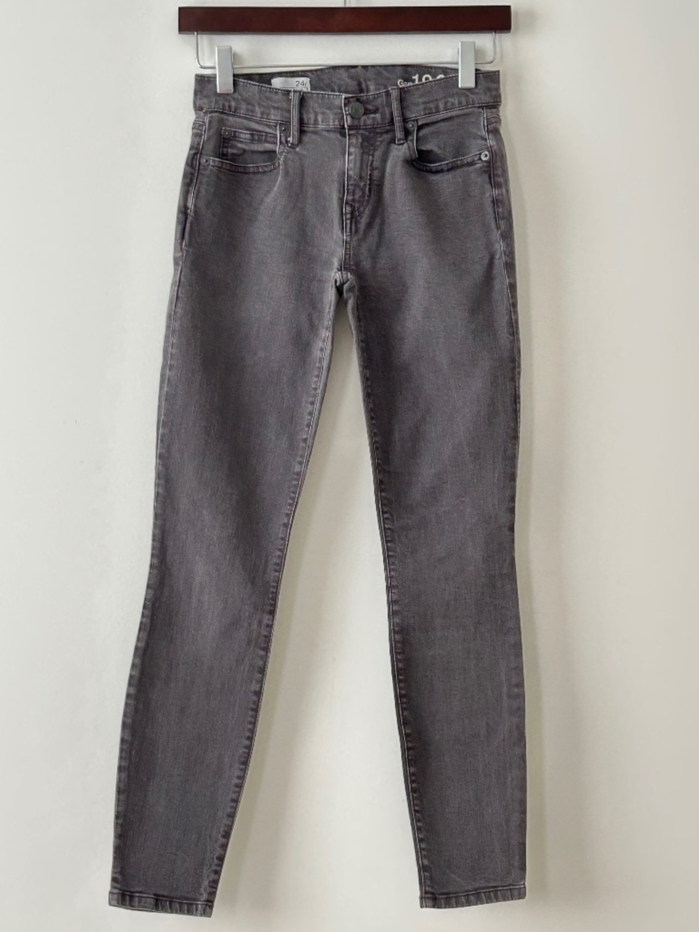 Gap 1969 Gray Skinny Legging Jeans Size 24